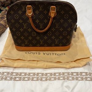 Louis Vuitton Dark Brown Monogram Alma Bag